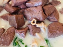 韭菜鸭血鹅肠-怡园饭店-餐厅(四望亭店)