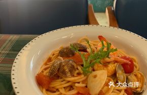 White Sauce Seafood Pasta