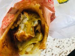 -小红车炸蛋葱油饼