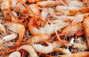 Steamed Small River Shrimp