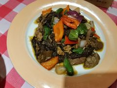 口蘑炒羊肉-西域阿里马新疆菜·清真(桂花路店)