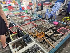-霞涌市场海鲜摆卖区