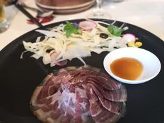 三年酵香火腿配大理手撕乳扇-泓0871臻选云南菜·味庄