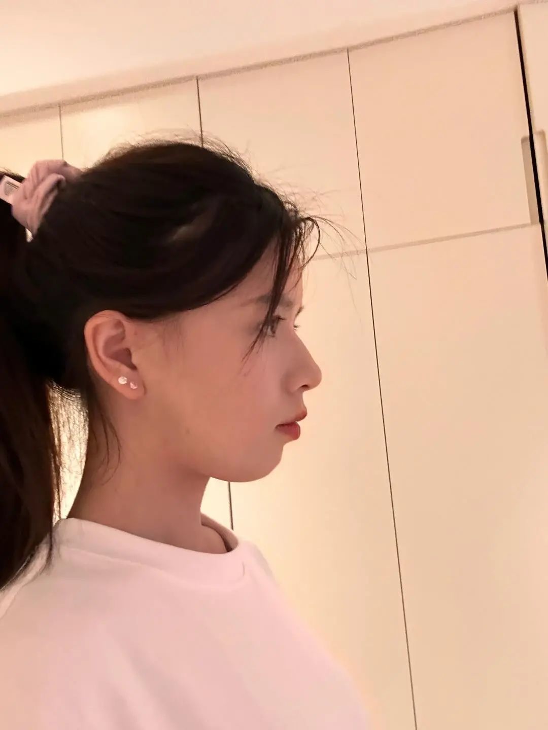 ?下巴松松垂垂的下颌缘模糊到几乎没有边界感侧脸简直没法看