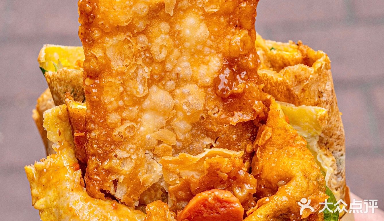 广州|10r巨满料煎饼果子‼️一整个大满足