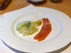 橡木烟熏三文鱼-迪拜帆船酒店海底餐厅