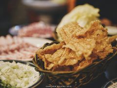 炸豆皮-裕德孚·非遗手切涮羊肉(东直门内大街店)