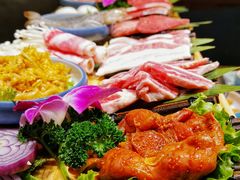 -明洞阿姨·韩式酱蟹烤肉·创意料理(三元桥店)