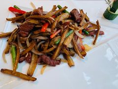 茶树菇烧汁牛柳-天福苑(崇宁路店)