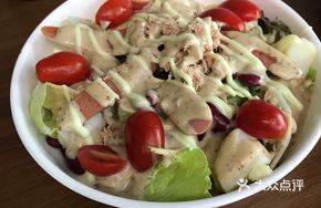 Tuna Chicken Sausage Salad