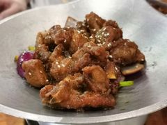 蒜香蜜汁排骨-绿茶餐厅(昌平悦荟店)