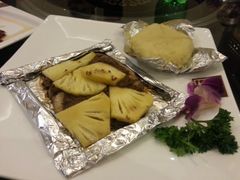 菠萝鸭-院落创意菜