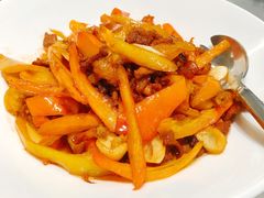 红椒花猪肉炒鲍片-南景饭店(万家丽路店)