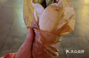 Grilled Meat Wrapped in Pancake