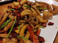 干煸鱿鱼须-陈傻子餐厅(世纪都会店)