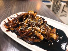 蜜汁鱿鱼须-新记餐厅(香槟大厦店)