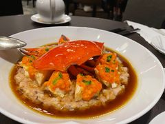 和乐蟹蒸手剁肉饼-广州文华东方酒店·江-由辉师傅主理