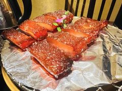 炭炉焗太婆叉烧-大良毋米粥(锦龙路总店)