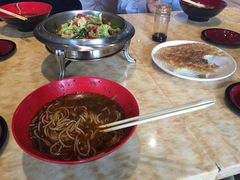 干锅有机花菜/雪菜肉丝粉面/排骨米粉/鸡杂米粉-百年食府(亦庄店)