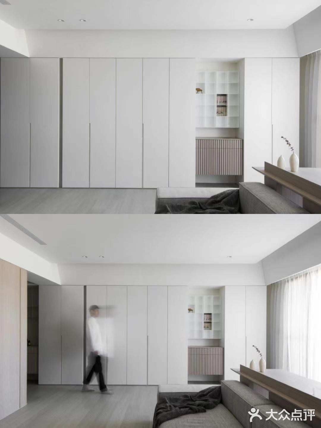 小户型必备一门到顶极简定制柜 高级又耐看