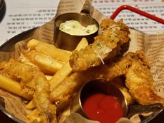 双拼炸鱼薯条佐双酱-Pizzeria da Nicola·火炉披萨(中大国际店)