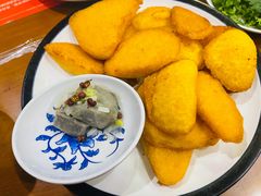 炸窝头蘸臭豆腐-清真·鸦儿李记·涮肉(和平里店)