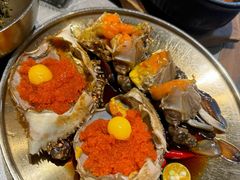 -草家酱蟹炭火烤肉店(珲春南路一店)