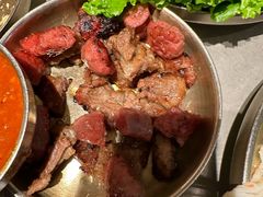 -草家酱蟹炭火烤肉店(珲春南路一店)