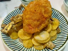 咸蛋黄梭子蟹炒年糕-样样体面(宝安支路店)