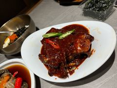 -草家酱蟹炭火烤肉店(珲春南路一店)