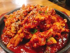 辣炒鸡爪-包装马车·韩国料理·포장마차