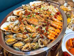 -东来菜馆•手抓海鲜家常菜•海鲜锅贴(鸽子窝店)