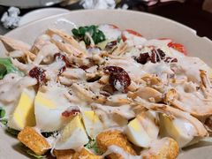 烤鸡肉考博沙拉-机器人火炉披萨