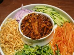 招牌京酱肉丝-额娘·春饼烤鸭(华北七楼创始店)