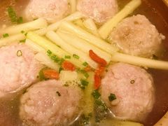 蒲菜肉丸-芳芳私房菜·精做淮扬菜(承德路店)