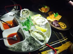 新鲜进口生蚝&nbsp;风味拼盘（半打）-wann lounge 低温慢煮牛排·清吧