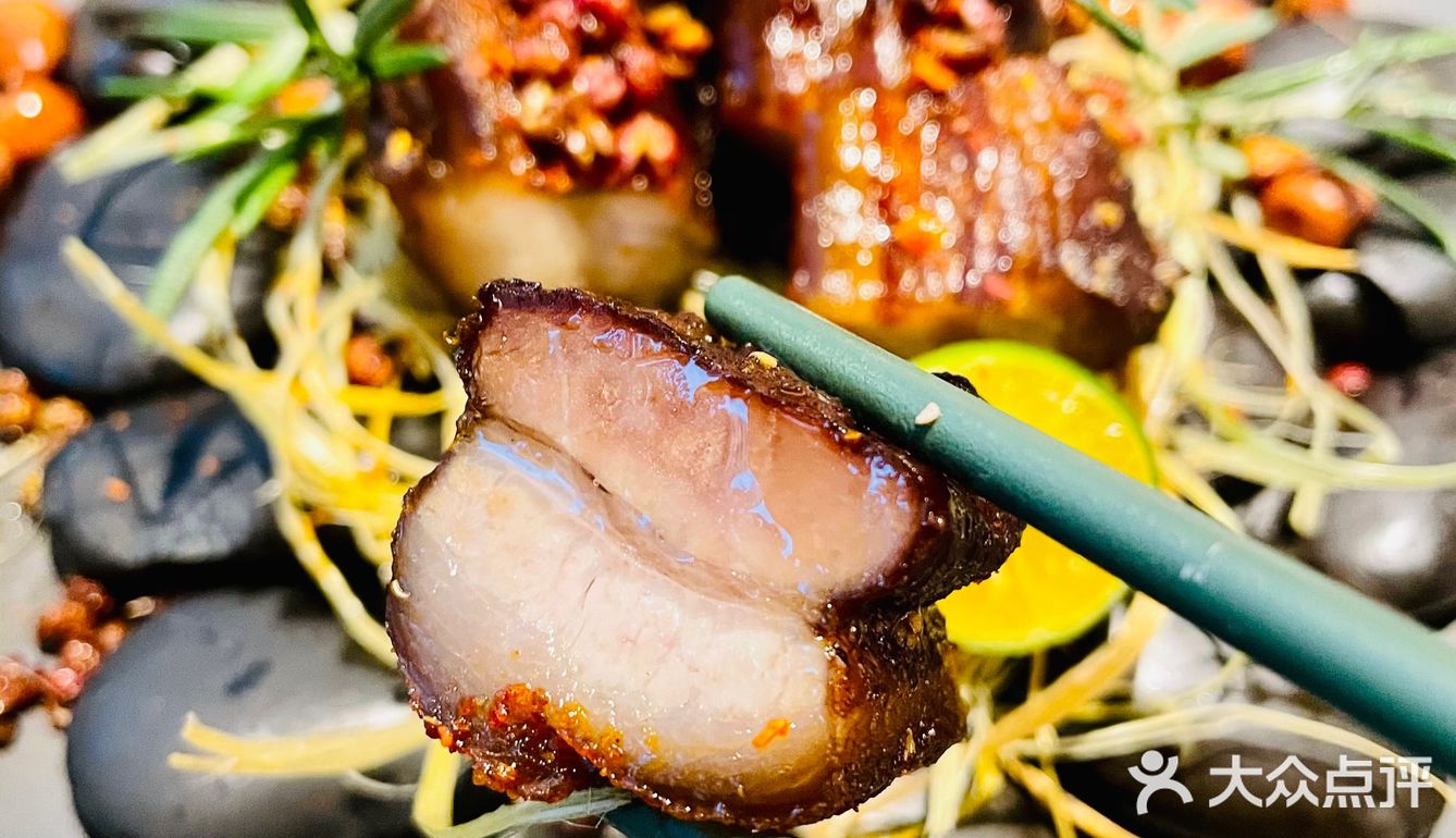 五花肉烤得不错