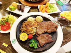 苹果木烟熏肋眼牛排-豪约客牛排(海大南门店)