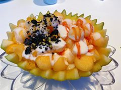 哈密瓜酸奶盅-疆遇·新新新新的新疆菜(万达店)