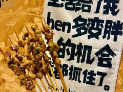 -山野的朋友露营炭火烤肉