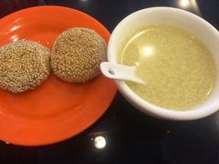 免费粥和烧饼-蝎王府羊蝎子(西直门店)