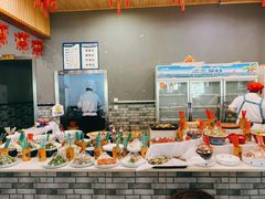 自助取餐区-老曹饺子馆(龙门大道店)