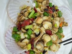 葱爆威海扇贝-郭姐·威海渔村(黄兴路店)