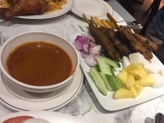 沙爹鸡牛肉拼盘-关夫人餐厅(阳光广场店)
