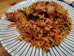 孜然牛肉炒方便面-阿记烧烤(大兴新区店)