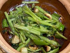澳门虾酱啫通菜梗-天宝食坊·啫啫煲大排档(西华路店)