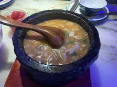 石锅鸡汤豆腐-绿茶餐厅(光谷世界城步行街店)