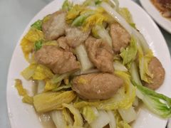 面筋扒白菜-悦宾饭馆(翠花胡同店)