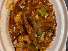 沙茶糯米茄子炆鹅掌-小炳胜(卓悦中心店)