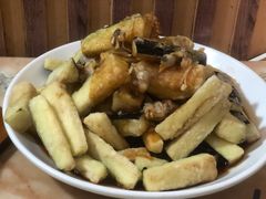 蛤蜊肉拌茄子-华春餐馆(鱼山路店)
